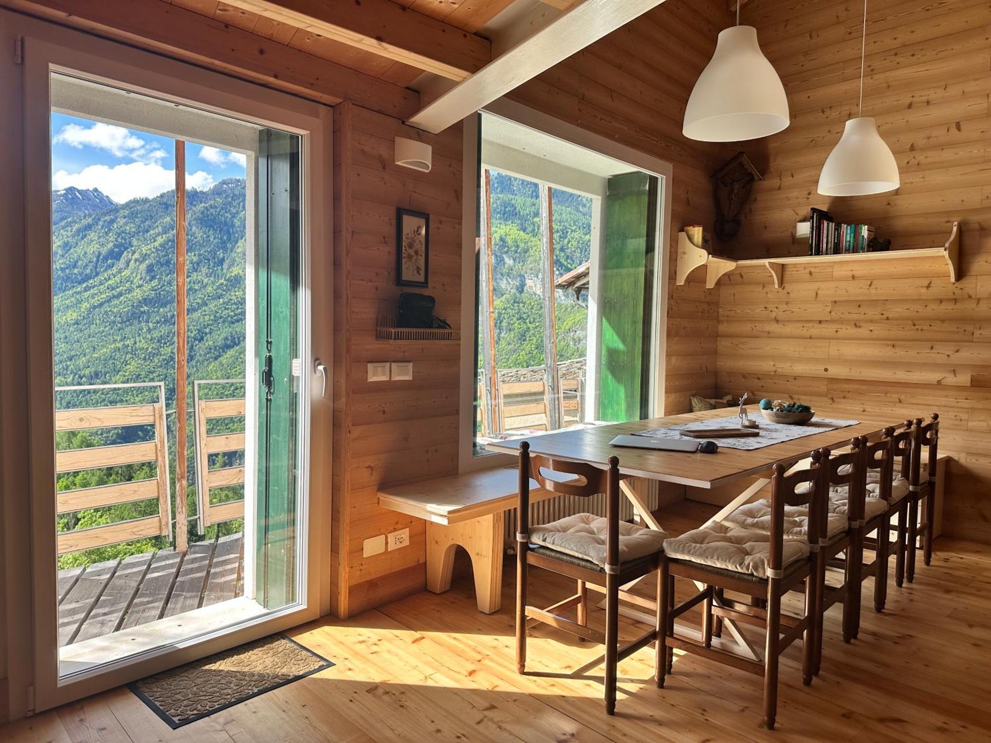 Cielo E Terra Chalet Zencheri Con Vista Panoramica Piazza  Extérieur photo